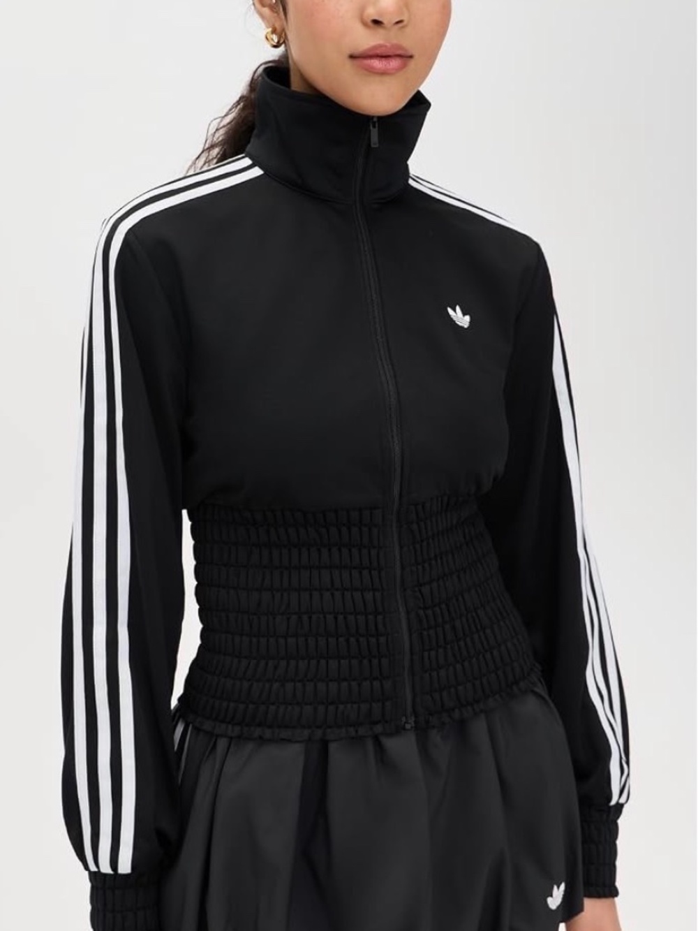 Adidas Smocked Firebird Track Jacket XXS